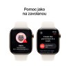Apple Watch Series 10 GPS + Cellular 42mm zlaté titánové puzdro so športovým remienkom Starlight - S/M (MX063QC/A)