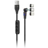 CONNECT IT Magnetický kábel PowerLink 3v1 (USB-C/Lightning/MicroUSB), 2 m