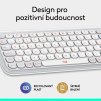 Logitech POP ICON KEYS, biela, US INT'L