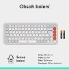 Logitech POP ICON KEYS, biela, US INT'L