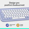Logitech POP ICON KEYS, lila, US INT'L