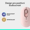 Myš Logitech POP, ružová