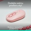 Myš Logitech POP, ružová