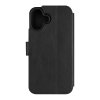 Kožené puzdro typu kniha FIXED ProFit pre Apple iPhone 16 Plus, čierne