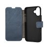 Kožené puzdro typu kniha FIXED ProFit pre Apple iPhone 16 Plus, modré