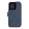 Kožené puzdro typu kniha FIXED ProFit pre Apple iPhone 16 Pro, modré