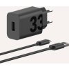Motorola TurboPower 33W + 1m kábel USB-A/USB-C čierny