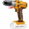 Ingco CIDLI201452E AKU vŕtací skrutkovač s príklepovým pohonom vrátane 2ks akumulátora a nabíjačky