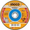 Ingco MCD121155 Kotúč na rezanie kovov, 115 x 1,2 x 22,2 mm, sada 10 ks