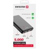 SWISSTEN Power Line powerbank 5000 mAh 10W čierna