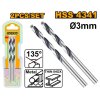 Ingco DBT1200024 HSS vrták do kovu, sada 2 ks, 2 mm