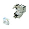 DATACOM Keystone RJ45 STP CAT6A samorezný SILVER
