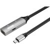 PremiumCord USB-C opakovací a predlžovací kábel samec - samica, 5Gbps, hliník 10 m