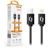 Dátový kábel ALIGATOR POWER 30W, USB-C/Lightning 3A, 0,5 m čierny
