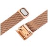 Sieťovaný remienok z nehrdzavejúcej ocele FIXED Mesh Strap pre Garmin QuickFit 20 mm, ružové zlato