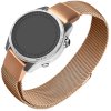 Sieťovaný remienok z nehrdzavejúcej ocele FIXED Mesh Strap pre Garmin QuickFit 20 mm, ružové zlato