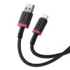 Baseus Dura USB/Lightning Fast Charging Cable 1m 2,4A červený a čierny