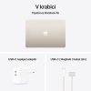Apple MacBook Air 15,10-jadrový procesor M4/10-jadrový grafický procesor,16 GB,512 GB SSD - Starlight