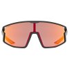 Slnečné okuliare UVEX SKYRYSE JR. BLACK MATT/MIR.RED