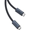 Baseus Flash USB-C/USB-C kábel 1m 240W čierny
