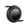 Baseus Free2Pull USB-C/USB-C navíjací kábel s nastaviteľnou dĺžkou do 1 m 100 W čierny