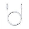 kabel baseus silky usb lightning 1m 2 4a bily ien550091