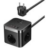 Nabíjacia stanica Baseus PowerCombo Cube 30W 3x zásuvka, 2xUSB, 2xUSB-C čierna