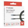 Verbatim USB-C->C kábel Sync & Charge 60W čierny