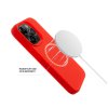 Zadný kryt FIXED MagFlow s podporou MagSafe pre Apple iPhone 16e, červený
