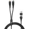 connect it wirez 4in1 1x usb c 1x lightning 1 25 m cerny ien552377
