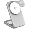 Spello ForceBase Qi2 3v1 skladací dobíjací stojan SF50 - strieborný