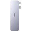 5 v 1 Baseus Ultra Joy 100W 1xUSB-C, 3xUSB, 1xHDMI šedá