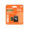 ADATA 64GB MicroSDXC UHS-I U3 V30 + adaptér