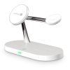 CONNECT IT MultiCharge 5 v 1 MagSafe Wireless Fast Charge Bezdrôtová nabíjačka, BIELA