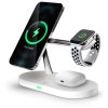 CONNECT IT MultiCharge 5 v 1 MagSafe Wireless Fast Charge Bezdrôtová nabíjačka, BIELA