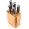 G21 Sada nožov Gourmet Stone 5 ks + bambusový blok
