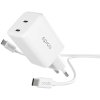Epico UltraBoost EA45 45W GaN Power Fast Charger + 1,2m kábel USB-C - biely