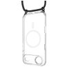 FIXED MagPure puzdro na krk s čiernou šnúrkou pre Apple iPhone Air
