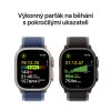 Apple Watch Ultra 3 GPS + Cellular 49 mm puzdro z prírodného titánu s modrou/jasnomodrou slučkou Trail Loop - M/L