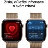 Apple Watch Series 11 GPS + Cellular 46mm zlaté titánové puzdro so zlatou milánskou slučkou - M/L