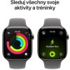 Apple Watch Series 11 GPS + Cellular 42mm puzdro z prírodného titánu s kamenným športovým remienkom - M/L