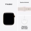 Apple Watch Series 11 GPS + Cellular 42 mm Zlaté titánové puzdro so športovým remienkom Light Blush - M/L