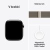 Apple Watch Series 11 GPS + Cellular 46mm puzdro z prírodného titánu s prírodnou milánskou slučkou - M/L