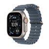 Apple Watch Ultra 3 GPS + Cellular 49 mm puzdro z prírodného titánu s modrým remienkom Anchor Blue Ocean