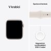 Apple Watch SE 3 GPS 40 mm hliníkové puzdro Starlight so športovým remienkom Starlight - M/L