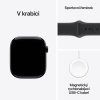 Apple Watch Series 11 GPS 46mm Jet Black hliníkové puzdro s čiernym športovým remienkom - S/M