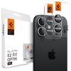 Spigen Glass tR EZ Fit Optik Pro 2 Pack, strieborná - iPhone 17