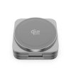 Magnetická bezdrôtová nabíjačka Cubenest Qi2.2 3v1 SQ312 Ultra Grey