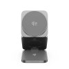 Magnetická bezdrôtová nabíjačka Cubenest Qi2.2 3v1 SQ312 Ultra Grey