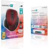 CONNECT IT Dual SmartSwitch bezdrôtová myš, USB-A + C, ČERVENÁ